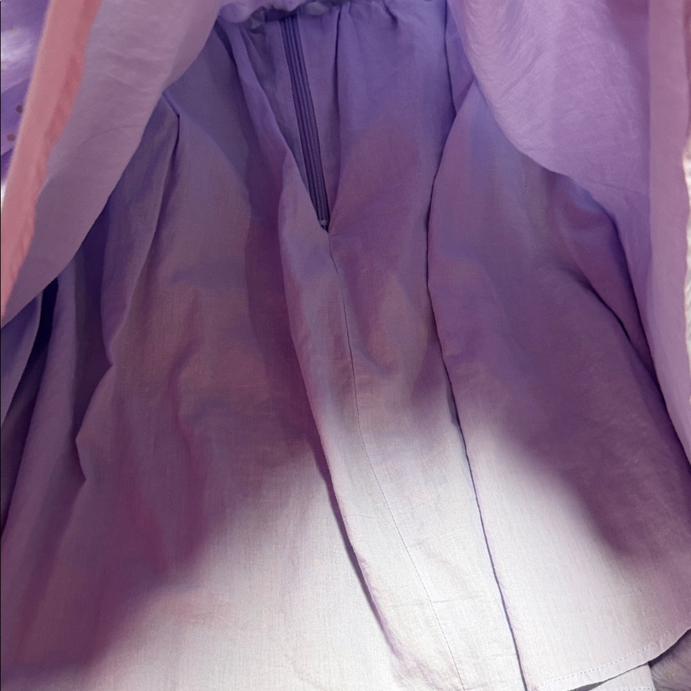 Free People Lilac Ruffle Mini Dress EUC - Picture 10 of 15